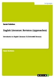 Cover von English Literature.Revision (Approaches)