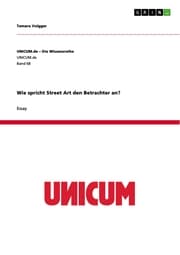 Cover von Wie spricht Street Art den Betrachter an?