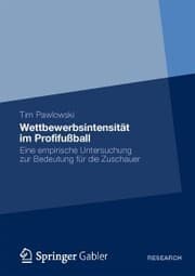 Cover von Wettbewerbsintensität im Profifußball
