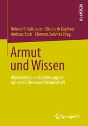 Cover von Armut und Wissen