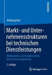 Cover von Markt- und Unternehmensstrukturen bei technischen Dienstleistungen