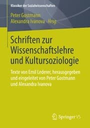 Cover von Schriften zur Wissenschaftslehre und Kultursoziologie