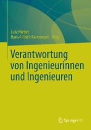 Cover von Verantwortung von Ingenieurinnen und Ingenieuren