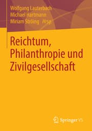 Cover von Reichtum, Philanthropie und Zivilgesellschaft