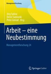 Cover von Arbeit - eine Neubestimmung
