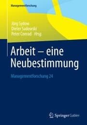 Cover von Arbeit - eine Neubestimmung
