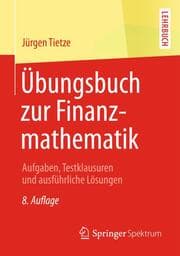 Cover von Übungsbuch zur Finanzmathematik