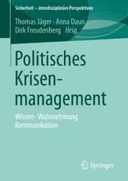 Cover von Politisches Krisenmanagement