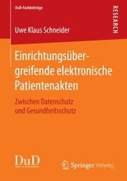 Cover von Einrichtungsübergreifende elektronische Patientenakten