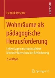 Cover von Wohnräume als pädagogische Herausforderung