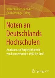 Cover von Noten an Deutschlands Hochschulen