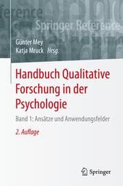 Cover von Handbuch Qualitative Forschung in der Psychologie 1