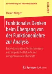 Cover von Funktionales Denken beim Übergang von der Funktionenlehre zur Analysis