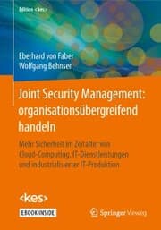 Cover von Joint Security Management: organisationsübergreifend handeln