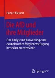 Cover von Die AfD und ihre Mitglieder