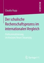 Cover von Der schulische Rechenschaftsprozess im internationalen Vergleich