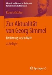 Cover von Zur Aktualität von Georg Simmel