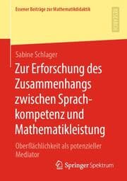 Cover von Zur Erforschung des Zusammenhangs zwischen Sprachkompetenz und Mathematikleistung