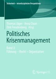 Cover von Politisches Krisenmanagement