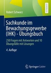 Cover von Sachkunde im Bewachungsgewerbe (IHK) - Übungsbuch