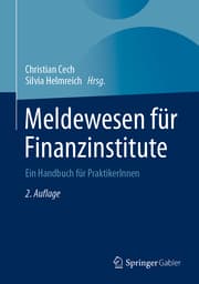 Cover von Meldewesen für Finanzinstitute