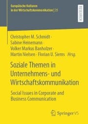 Cover von Soziale Themen in Unternehmens- und Wirtschaftskommunikation