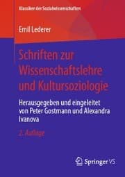 Cover von Schriften zur Wissenschaftslehre und Kultursoziologie