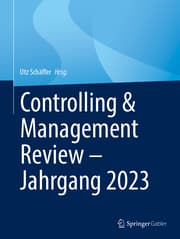 Cover von Controlling & Management Review - Jahrgang 2023