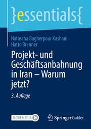 Cover von Projekt- und Geschäftsanbahnung in Iran - Warum jetzt?