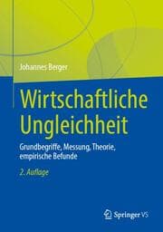 Cover von Wirtschaftliche Ungleichheit
