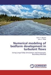 Cover von Numerical modeling of bedform development in turbulent flows
