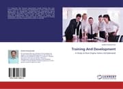 Cover von Training And Development