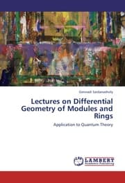 Cover von Lectures on Differential Geometry of Modules and Rings