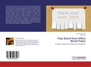 Cover von Pulp Board from Office Waste Paper