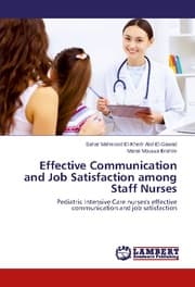Cover von Effective Communication and Job Satisfaction among Staff Nurses