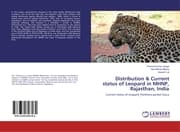 Cover von Distribution & Current status of Leopard in MHNP, Rajasthan, India