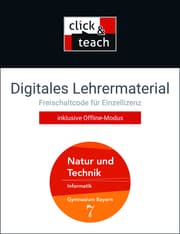 Cover von Natur und Technik click & teach 7 Box