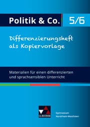 Cover von Politik & Co. NRW Differenzierungsheft 5/6