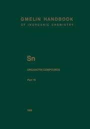 Cover von Sn Organotin Compounds