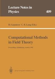 Cover von Computational Methods in Field Theory