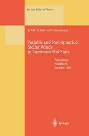Cover von Variable and Non-spherical Stellar Winds in Luminous Hot Stars