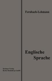 Cover von Lehrbuch der Englischen Sprache