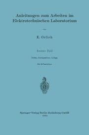 Cover von Anleitungen zum Arbeiten im Elektrotechnischen Laboratorium