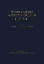 Cover von Elemente der achten Nebengruppe