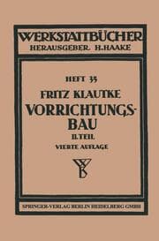 Cover von Der Vorrichtungsbau