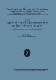 Cover von Das körperlich-seelische Zusammenwirken in den Lebensvorgängen