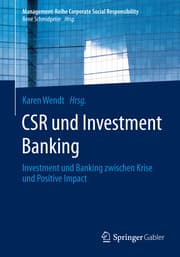 Cover von CSR und Investment Banking