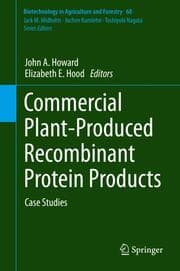 Cover von Commercial Plant-Produced Recombinant Protein Products