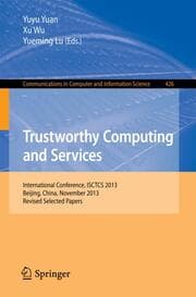 Cover von Trustworthy Computing and Services