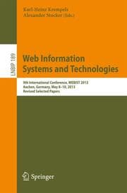 Cover von Web Information Systems and Technologies